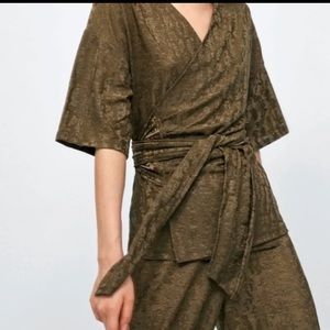 Zara Blouse and Pants Set